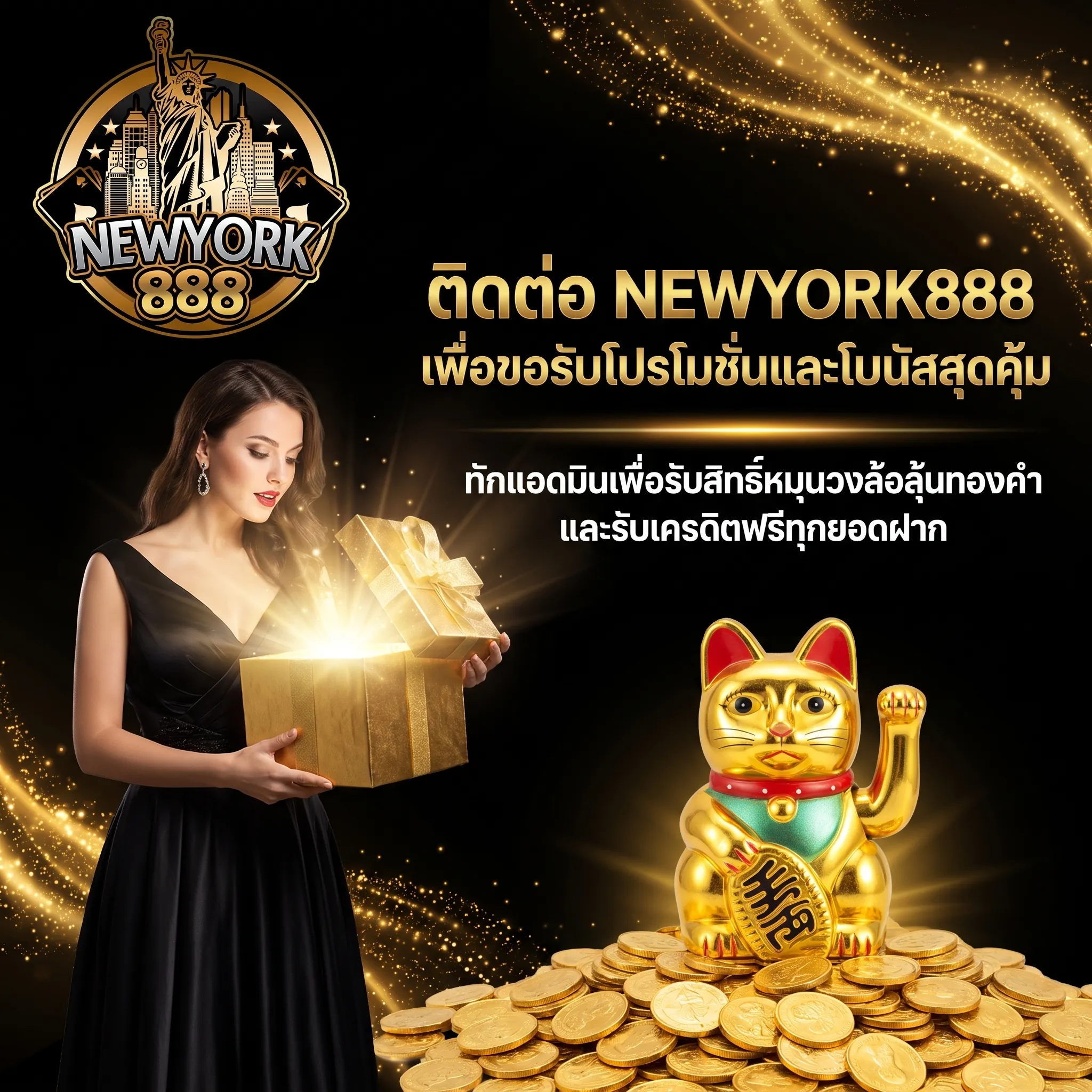 ติดต่อ NEWYORK888 รับโปรโมชั่นสล็อตและเครดิตฟรี