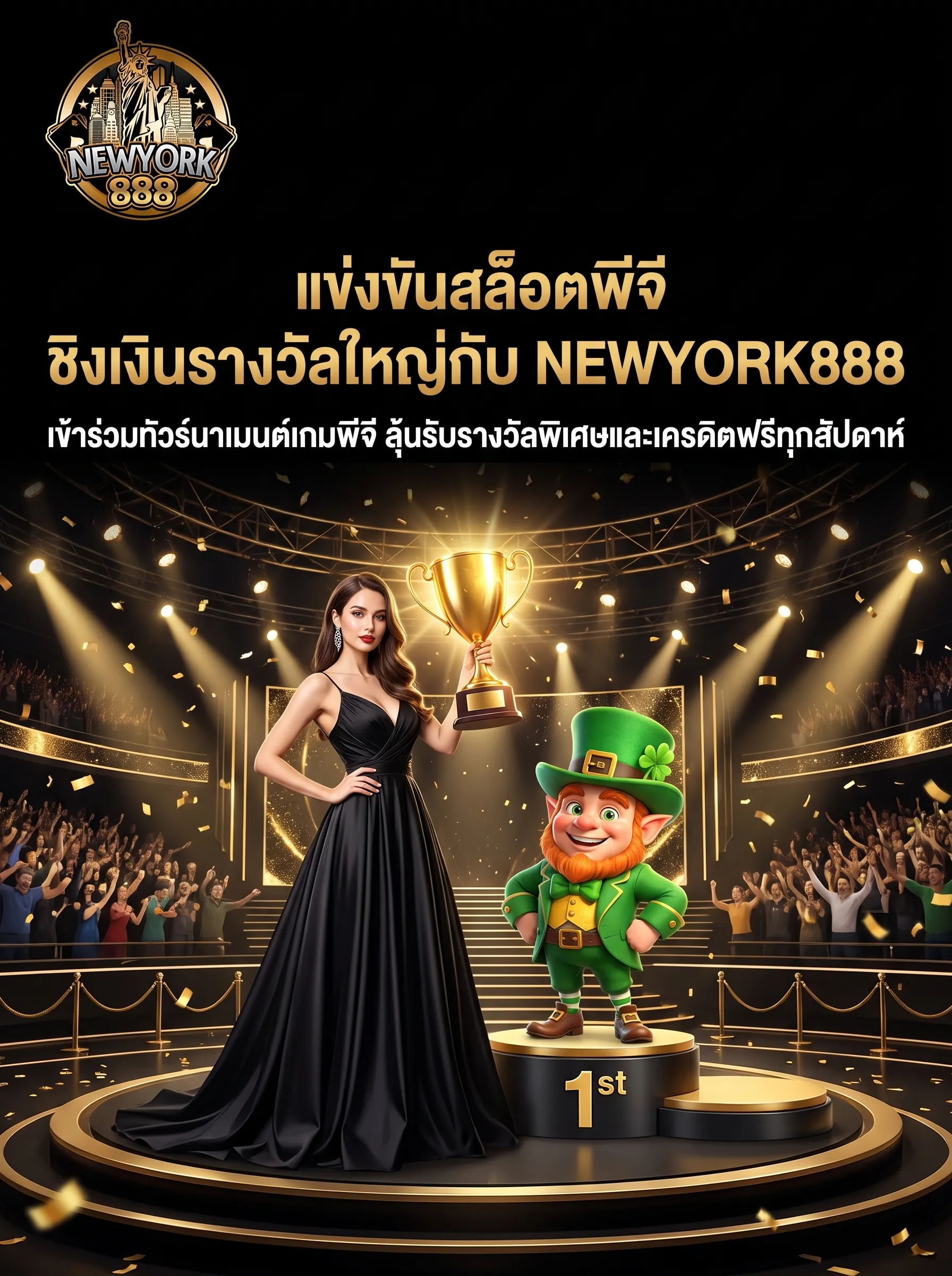 ทัวร์นาเมนต์สล็อตพีจี NEWYORK888 PG ชิงรางวัลใหญ่