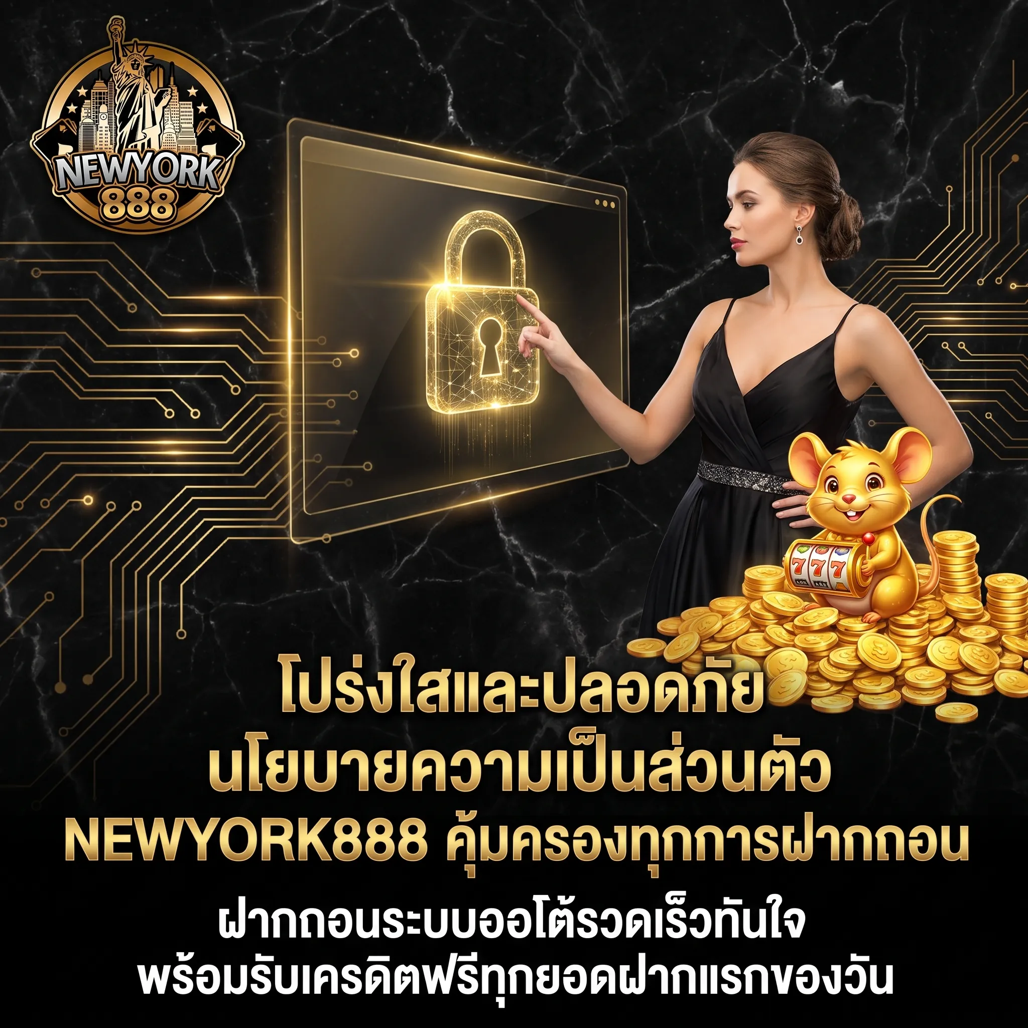 นโยบายความเป็นส่วนตัว NEWYORK888 ความลับทางการเงินและการฝากถอน