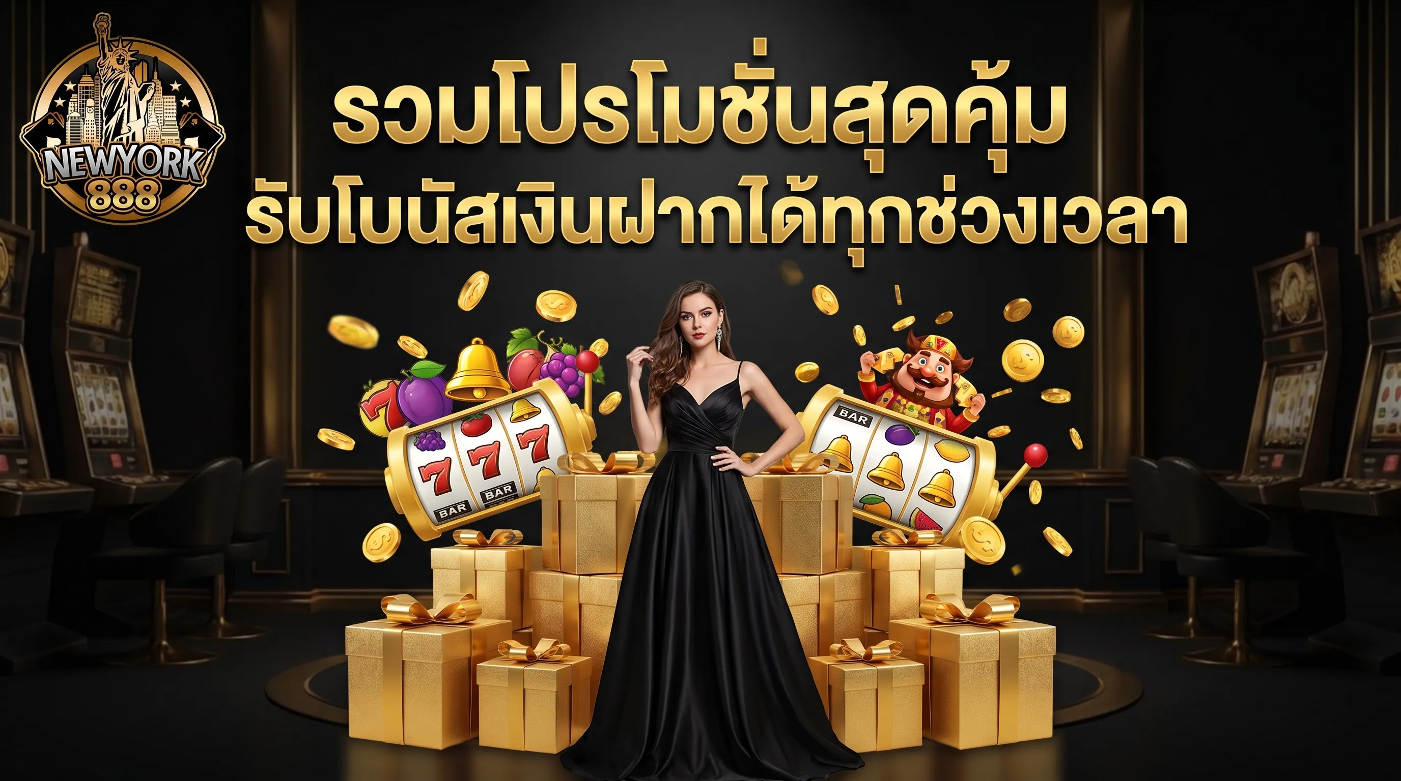 รวมโปรโมชั่นและโบนัสสุดคุ้มจาก newyork888